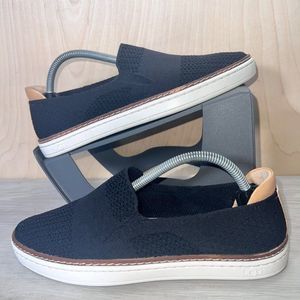 UGG Sammy Slip-on Hyper Weave Casual Sneakers Black 1016756 Women's 6.5